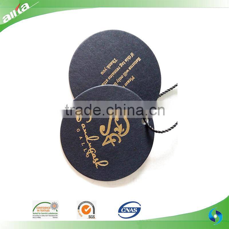 Factory Direct custom cheap bright color paper hang tag price tags with barcode