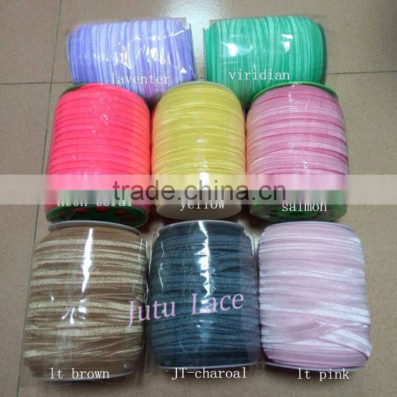 Fashion soft elastic band for Garment - pearl center flower headbands- flat stretch band- wholesale kids headwear