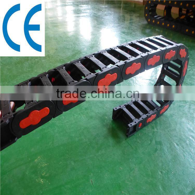 high speed cnc cable chain flexible plastic cable carrier energy chain made in china bridge type cable wire tracks