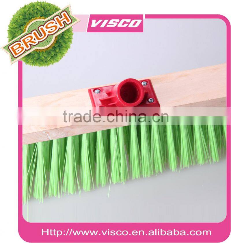 cheap plastic and wooden push broom, wooden brush, VB9-01-300
