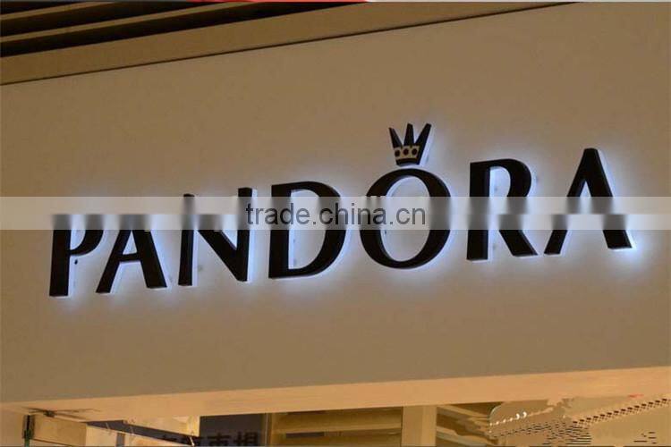 High technology galvanized sheet led letter lights sign