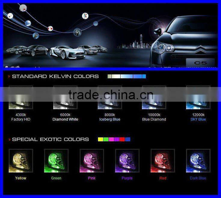 9006 HID xenon light bulbs 12v 35w 55w 75w