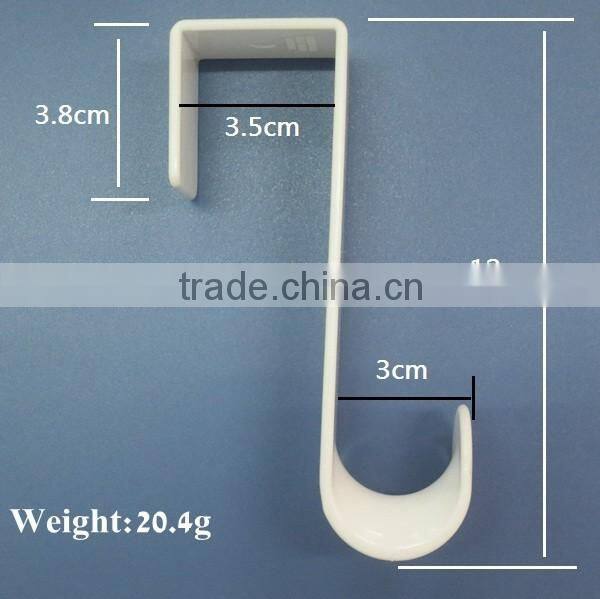 hot selling s shape plastic hook plastic door hook