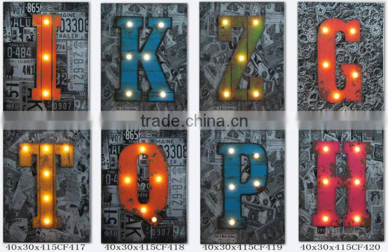 LED wall decor Modern Wall Art living room decoration LED family design