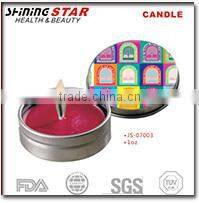 40g china new design scented white candle
