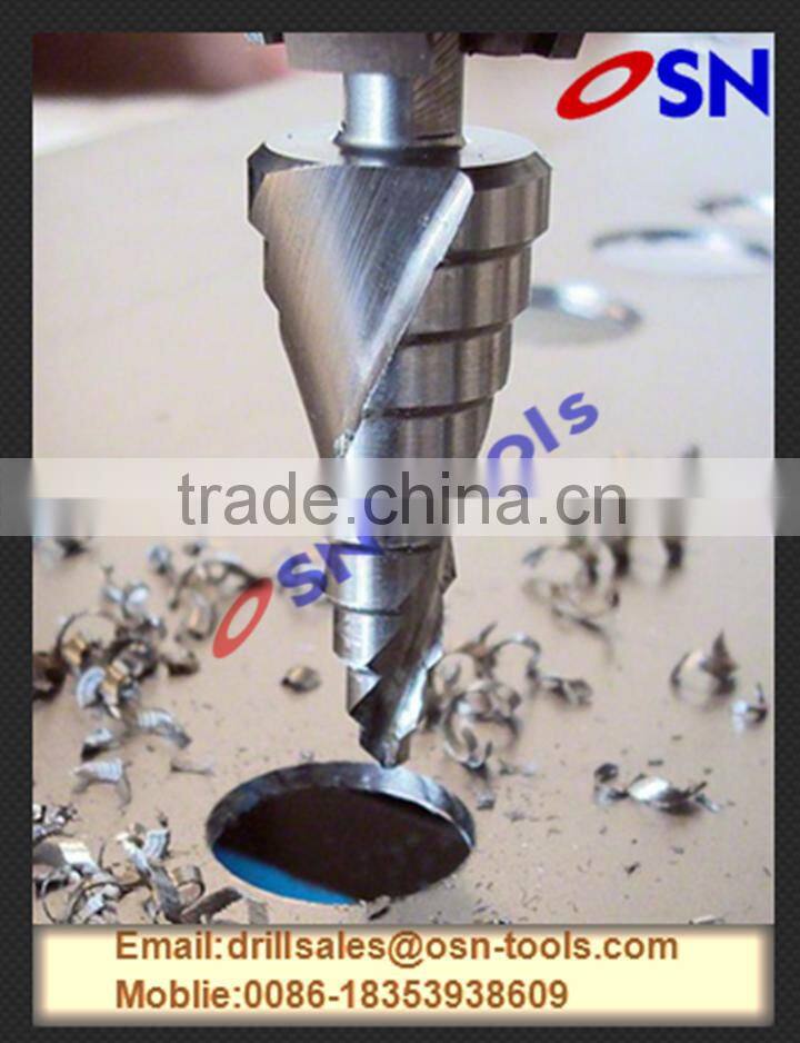 High Performance HSS Step Drill for Metal Drilling Use