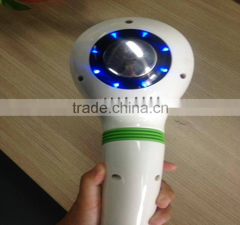 rechargeable handheld massager vibration cold hot color light massager