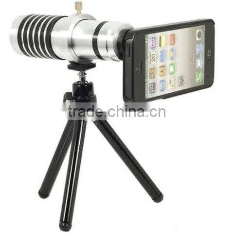 Camera Telescope Lens with 8x Optical Zoom and Tripod for iPhone 4