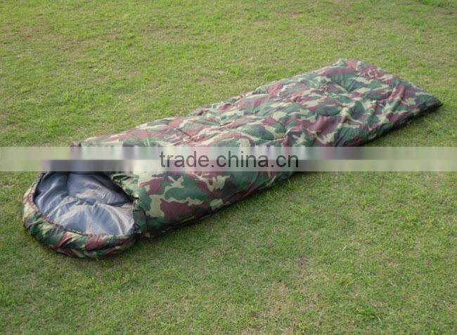 Outdoor thickened cotton camping camouflage military sleeping bag