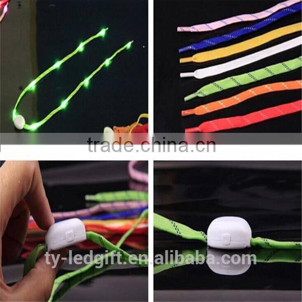 Light Up Your Step fashion waterproof light shoelaces