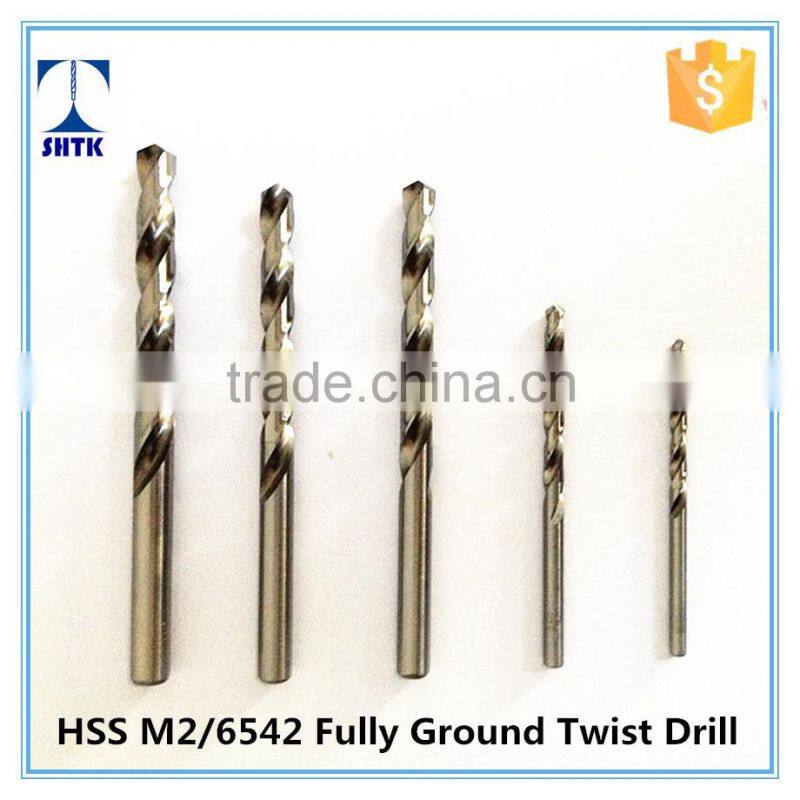 Drill bit, HSS 6542/M2 fully ground, twist drill bit, bright finished