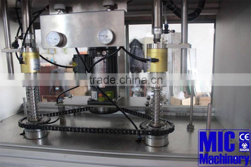 MICmachinery small bottle filling and capping machine manual plastic bottle capping machine plastic jar capping machine