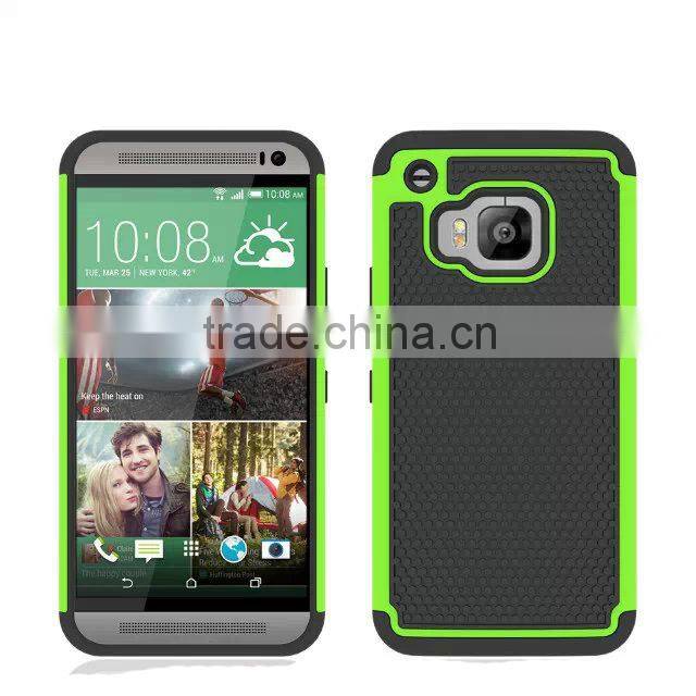Hybrid silicone case ,Shockproof Case For HTC ONE M9