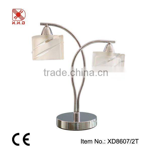 latest table lamp&glass lighting /reading lamp with high quality 8909-1T