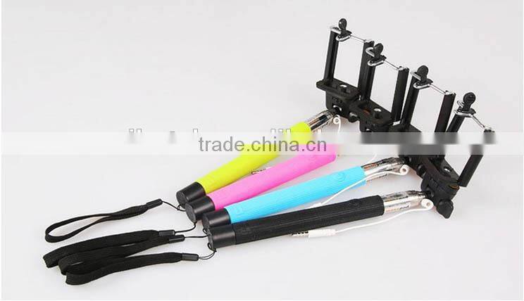 High quality economic price Colorful Smartphone Monopod Selfie Stick,Handheld Monopod for Mobile