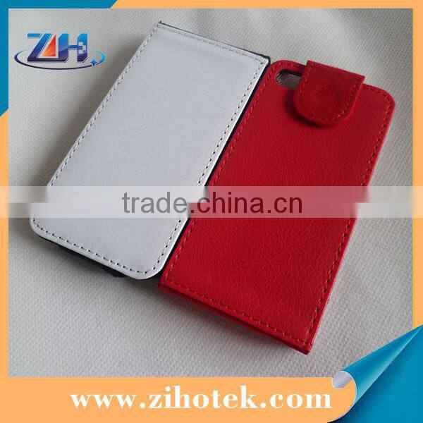 Sublimation Blank Leather Cell Phone Case for iphone 4/4s