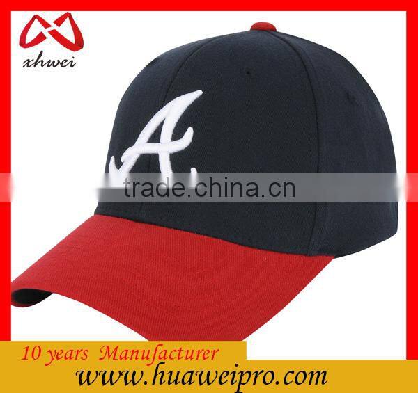 Alibaba china headwear custom 100% Cotton Baseball Cap with 3D embroidery