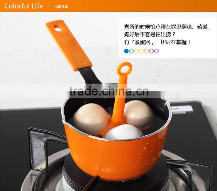 High temperature resistant silicone boiled egg tray Steamed egg silicon mold frame