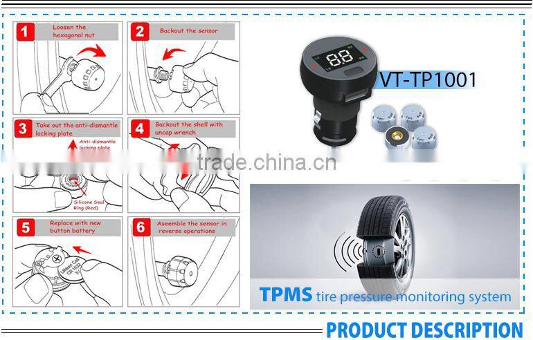 Easy installation TPMS with external sensor