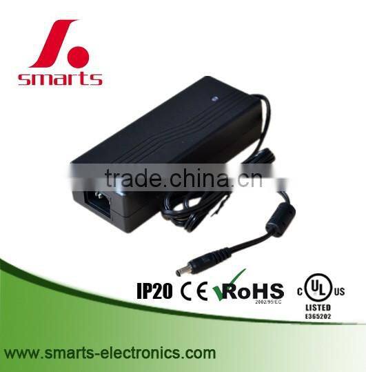 US UK plug in desktop 24v dc 100w power adapter wtih ul ce