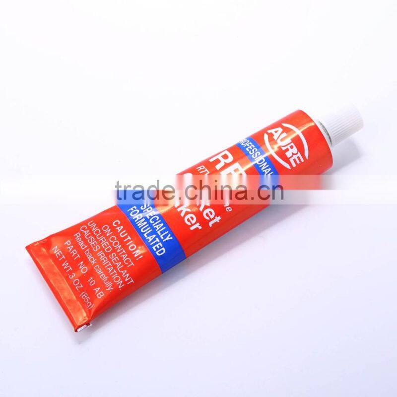 Jinyu OEM ODM welcome Engine Gasket Usage oil resistance 85g RTV red silicone gasket maker