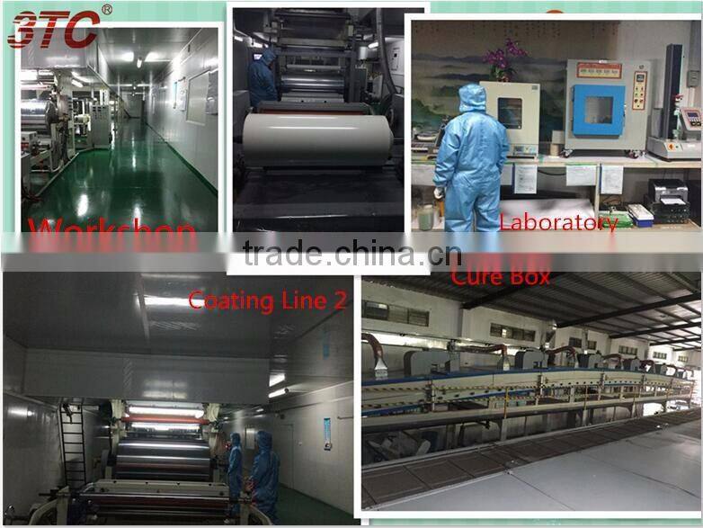 3TC double sided yellow pet tape india,0.03mm pet type to replace TES4983