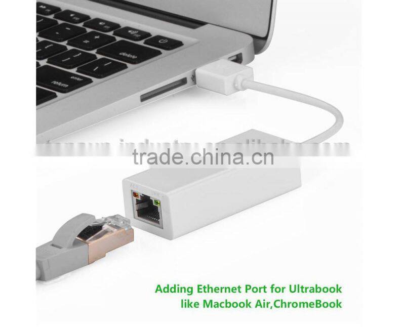 USB 2.0 To RJ45 Ethernet Network Cable RJ45 Adapter Extension Cable