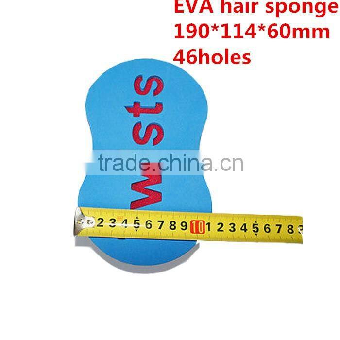 190*114*60mm 46Holes EVA Material 8Shape Hair Twist Sponge Material and with Certification hair curling sponge