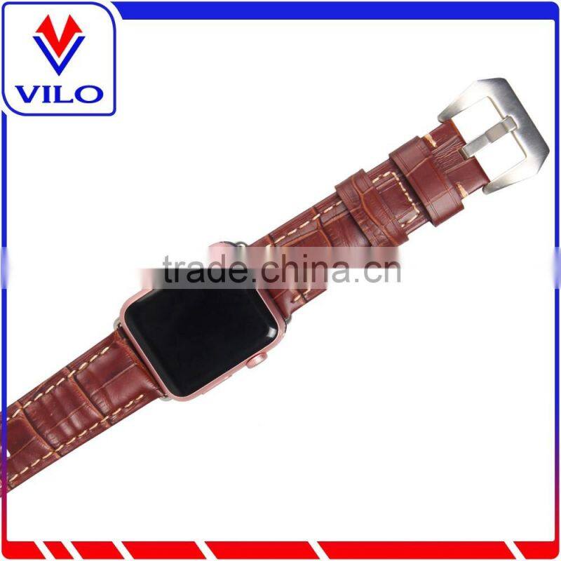 For Apple Watch Leather Loop Band,1:1 Original Magnetic Genuine Leather Loop Band for Apple Watch