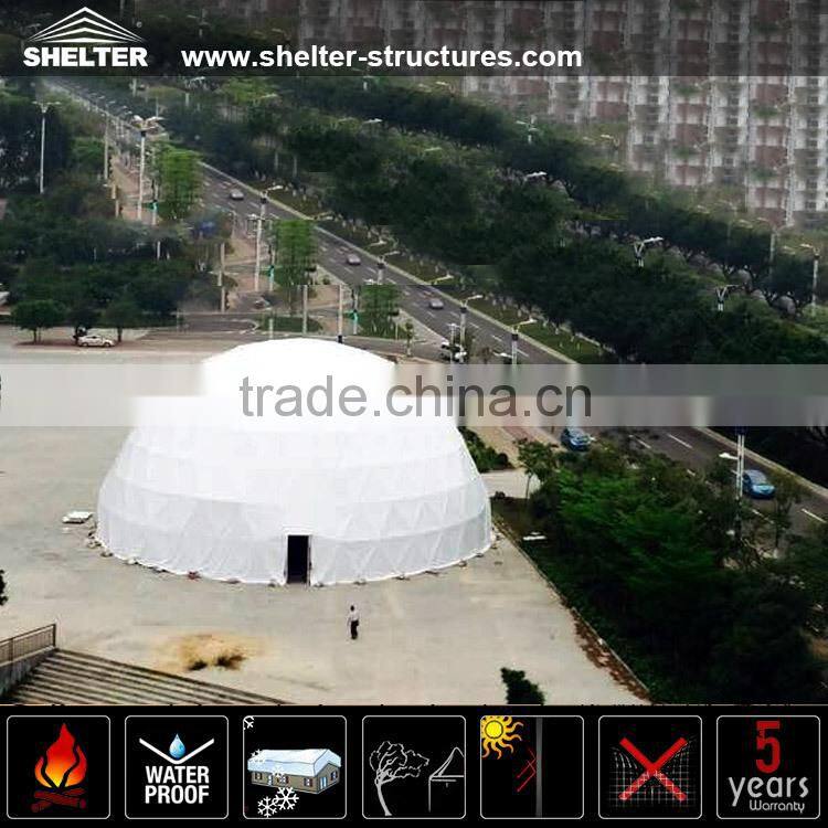 100 people Outdoor round dome tent for football field