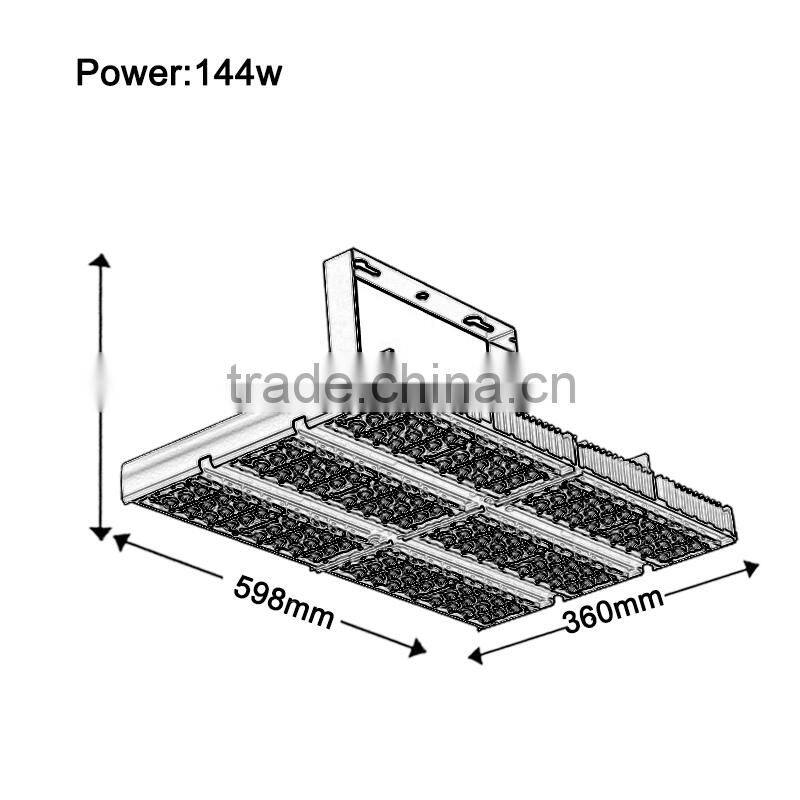 100w tunnel lights,120LM/W LED 72W, ISO9001 LED chip factory approved