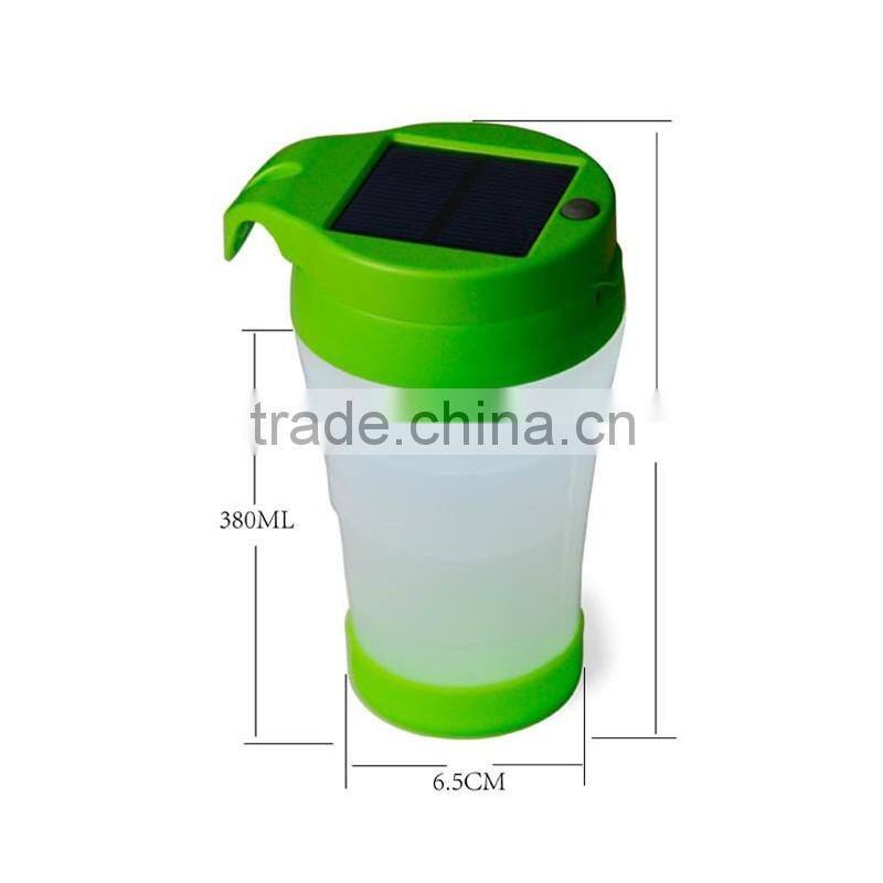Rechargeable solar led emergency light for camping