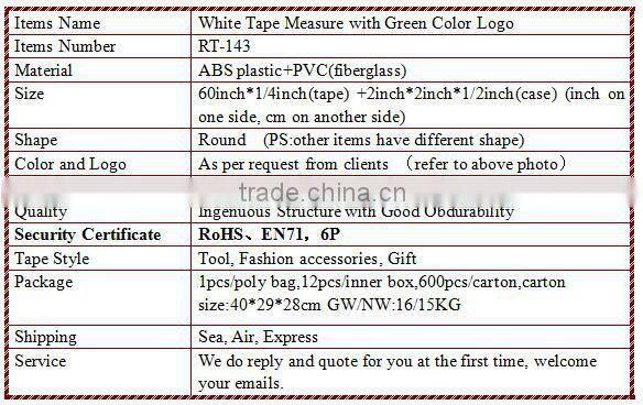 Measuring & Gauging Tools Most Popular Product 150cm 60" Commercial Corporate Tape Gift