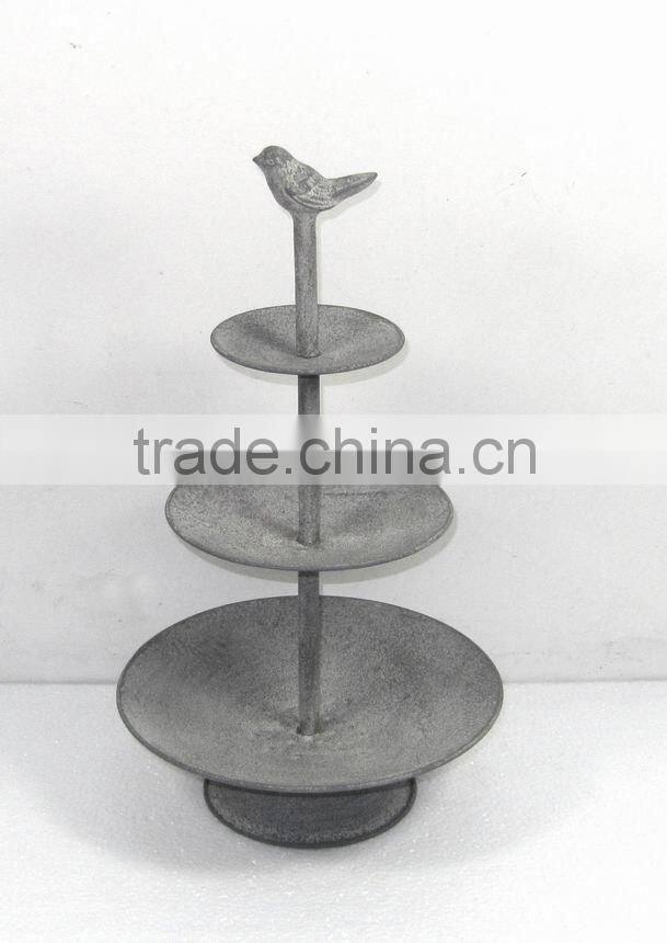 090071F-3 Tiers Finch Metal Holder