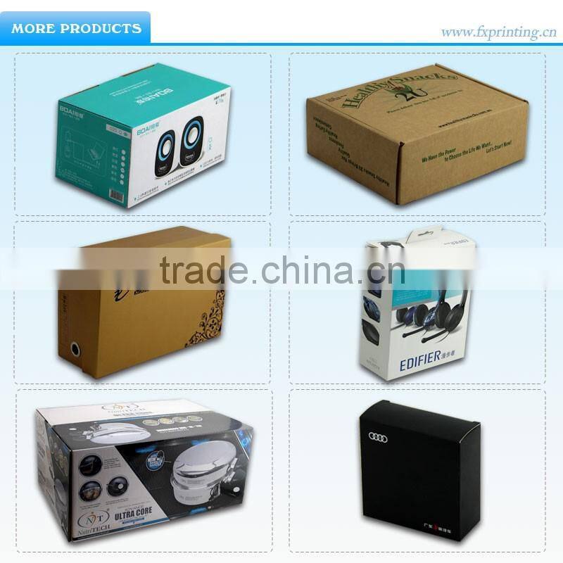Custom Printed Products Packaging Tuck Top Color Corrugated Box