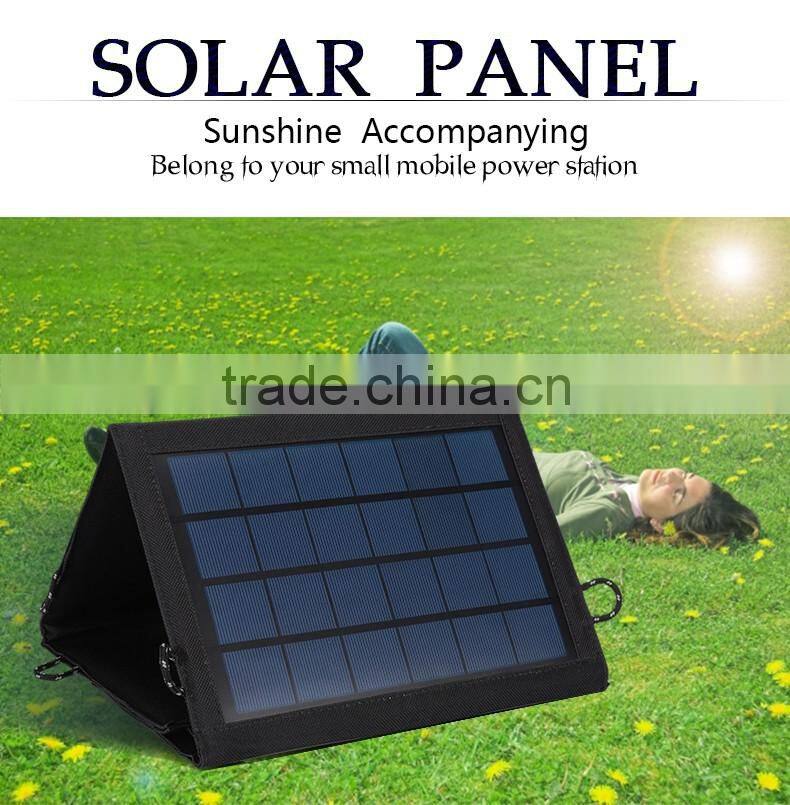 A grade mono-crystallin waterproof solar panel with usb interface for india market