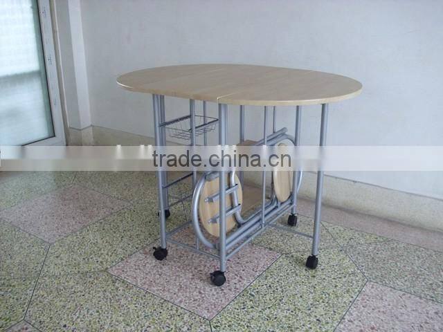 Dining room set couple table set batterfly breakfast metal dining table and chairs set with MDF panel type