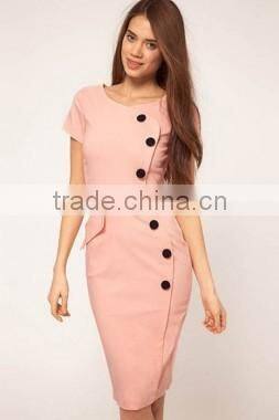OEM Manufacture Ladies Midi Dresses Womens Formal Dress Customized Design