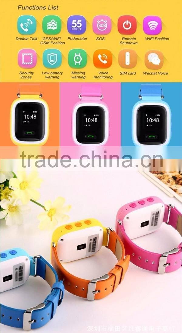2016 GPS Kids Tracker wristwatch Smart Watch SOS Call Location Finder Locator Tracker for Kid Child Anti Lost Monitor Baby Gift