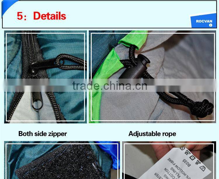 mummyshaped sleeping bag,top quality down sleeping bag