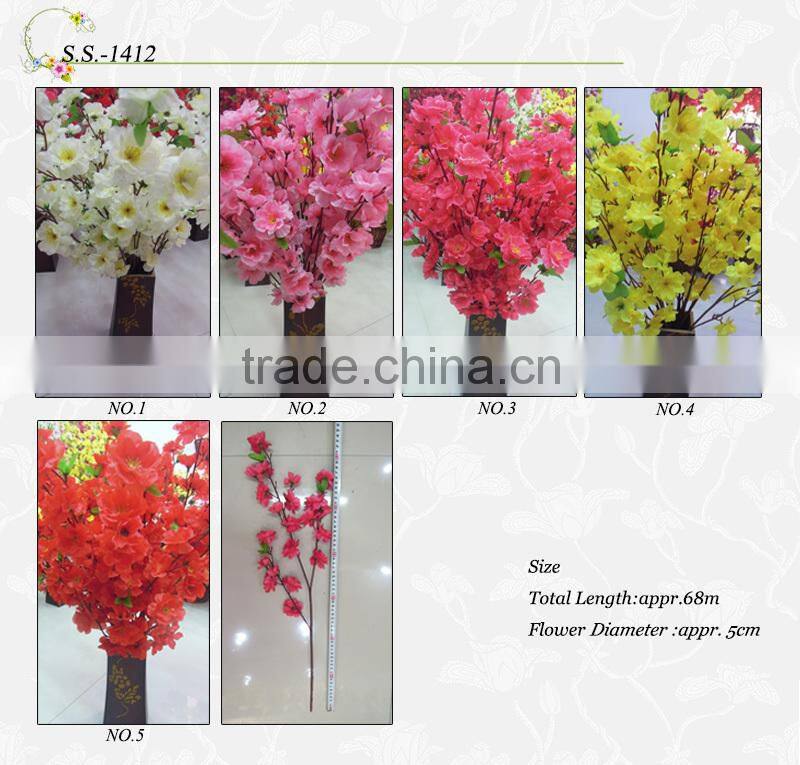 fake cherry blossom for home decoration