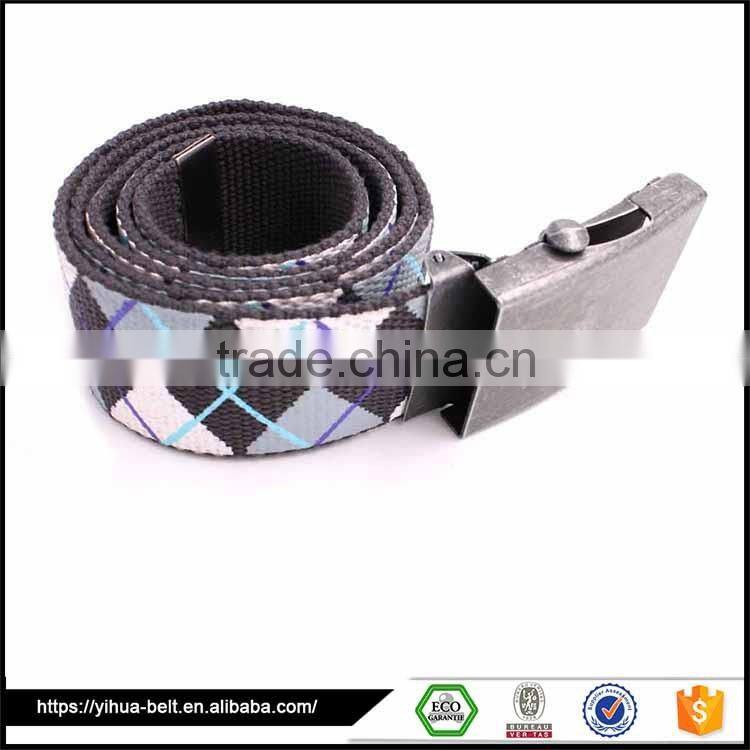 Best price fabric casual man's belt wholesale