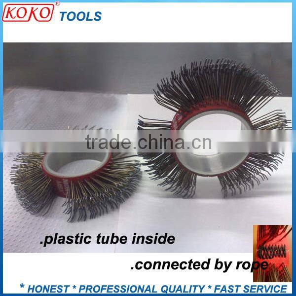 Twisted stainless steel wire test test tube clean brush
