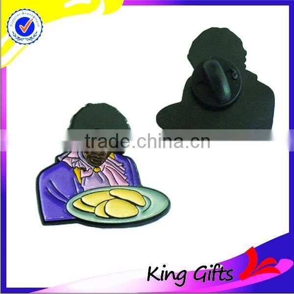 Custom Einstein's head portrait lapel pins