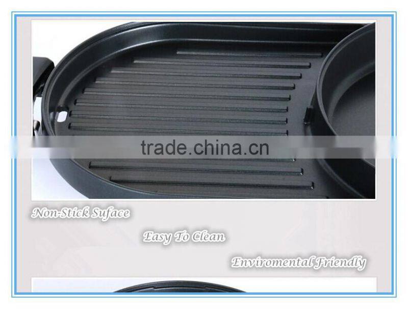 2015 New Arrival High efficiency Electric Teppanyaki with Steamboat