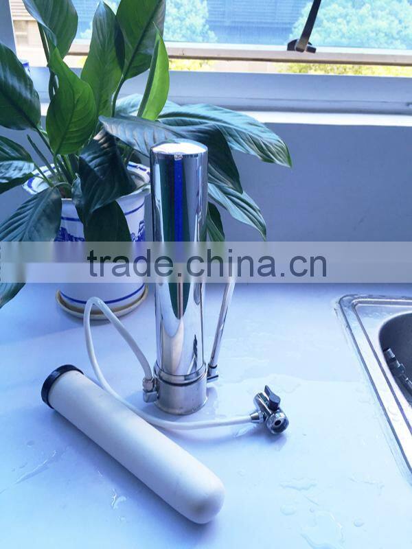 2015 best home non-electric counter top water filter Oem Mineral Water Purifier