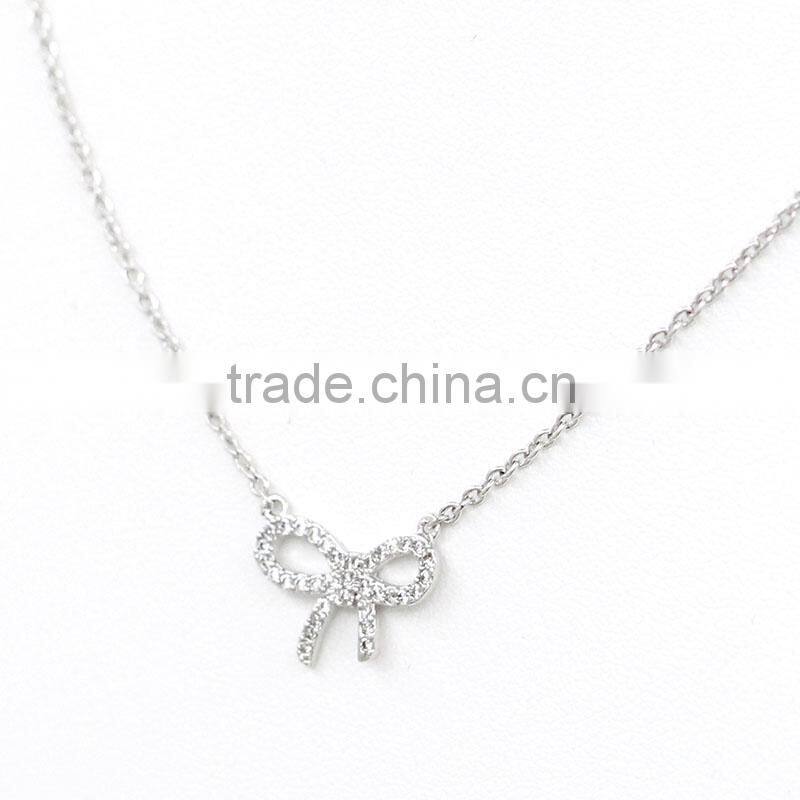 2016 Fashion Butterfly Design Crystal Necklace