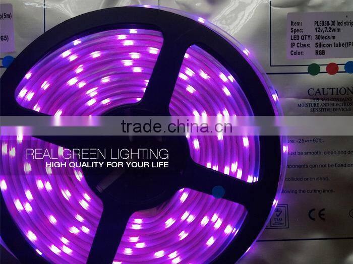 CE & RoHS Approved! Purple 5050 SMD 24V Waterproof LED Strip Lights