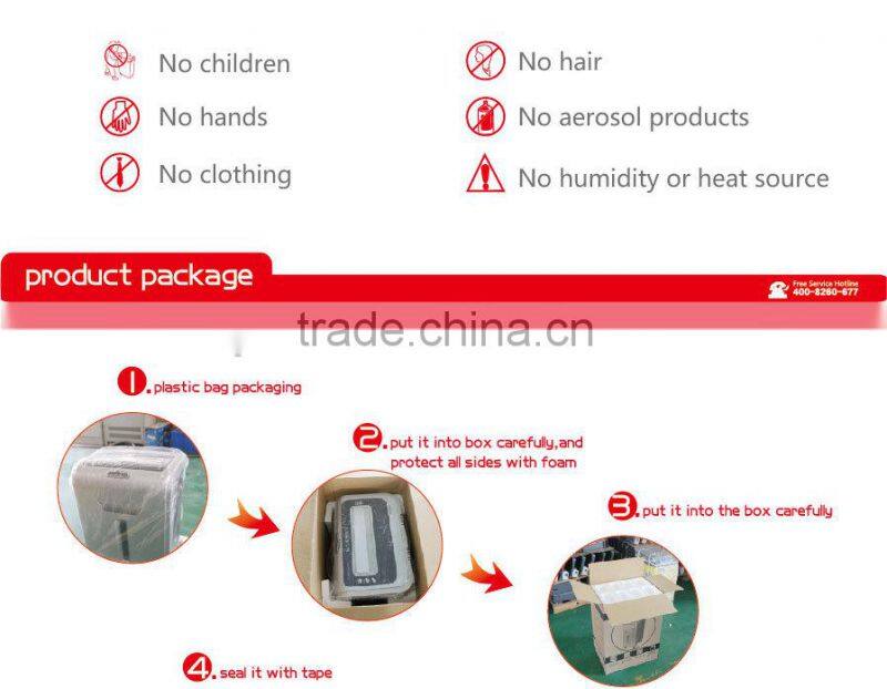 Perfect office paper shredding machine from Hopu made in China