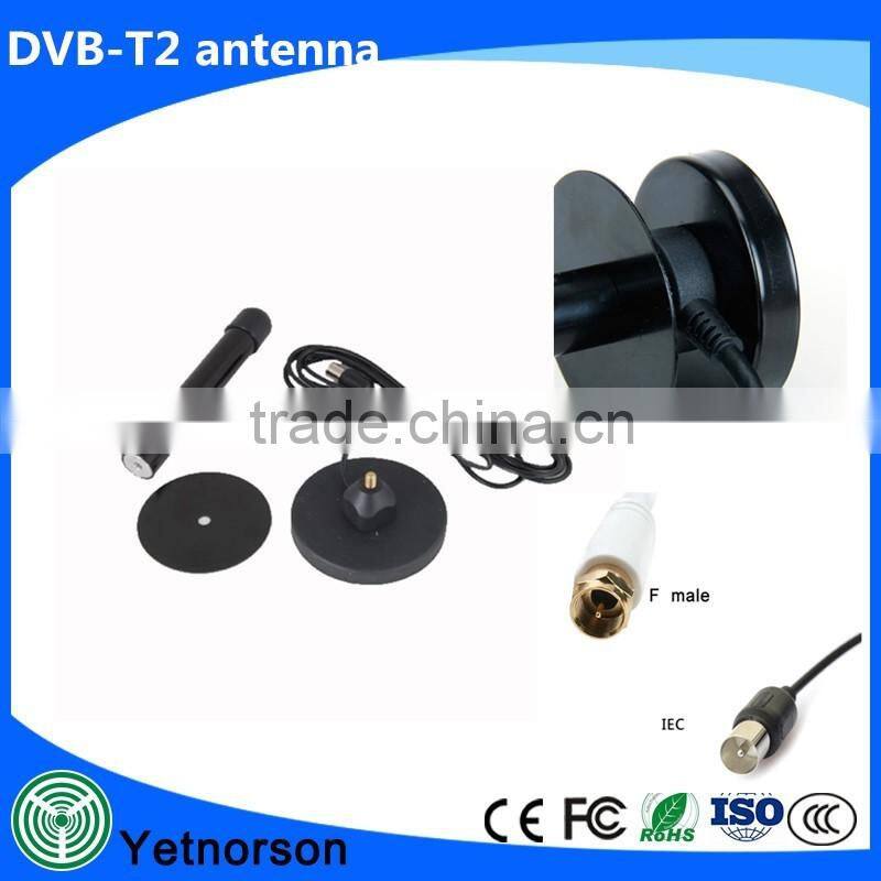 Customized new design 35dBi tv antenna active high gain digital tv antenna for tv box